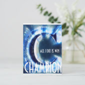 Ein CHAMPION-Multiprint-T - Shirt Postkarte (Stehend Vorderseite)