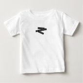 Ein Chaos, in dem das Chaos mit Labels verschleier Baby T-shirt (Vorderseite)