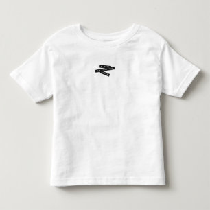 Ein Chaos, in dem das Chaos mit Labels verschleier Kleinkind T-shirt