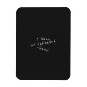 Ein Chaos, in dem das Chaos mit Labels verschleier Magnet (Vertikal)