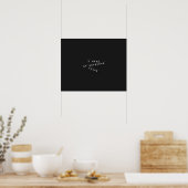Ein Chaos, in dem das Chaos mit Labels verschleier Poster (Küche)