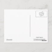 Ein Chaos, in dem das Chaos mit Labels verschleier Postkarte (Rückseite)