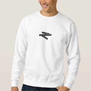 Ein Chaos, in dem das Chaos mit Labels verschleier Sweatshirt