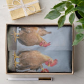 Ein Chaotic Chicken Portrait Pt 1 Tissue Seidenpapier (Geschenk)