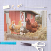 Ein Chaotic Chicken Portrait Teil 2 Seidenpapier (Handwerk)