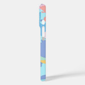 Ein chaotisches Farbmuster Case-Mate iPhone Hülle (Rückseite / Links)