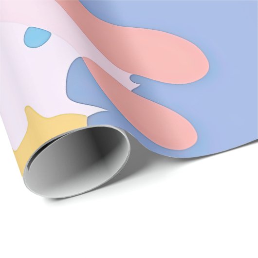 Ein chaotisches Farbmuster Geschenkpapier (Rolleneckpunkt)