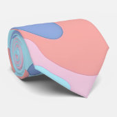 Ein chaotisches Farbmuster Krawatte (Gerollt)