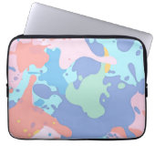 Ein chaotisches Farbmuster Laptopschutzhülle (Vorderseite)