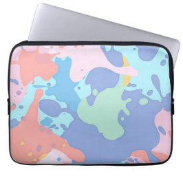 Ein chaotisches Farbmuster Laptopschutzhülle