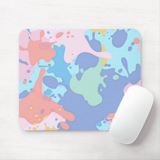 Ein chaotisches Farbmuster Mousepad (Mit Mouse)