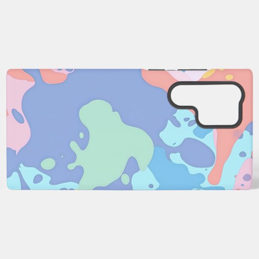 Ein chaotisches Farbmuster Samsung Galaxy Hülle (Rückseite (Horizontal))