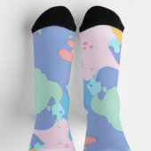 Ein chaotisches Farbmuster Socken (Oben)