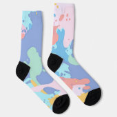 Ein chaotisches Farbmuster Socken (Rechts)