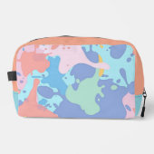 Ein chaotisches Farbmuster Waschbeutel (Vorderseite)