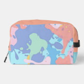 Ein chaotisches Farbmuster Waschbeutel (Rückseite)