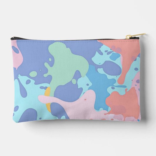 Ein chaotisches Farbmuster Zubehörtasche (Rückseite)