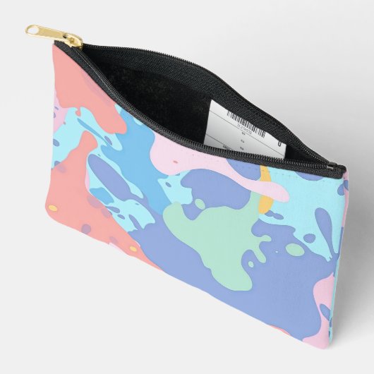 Ein chaotisches Farbmuster Zubehörtasche (Offen)