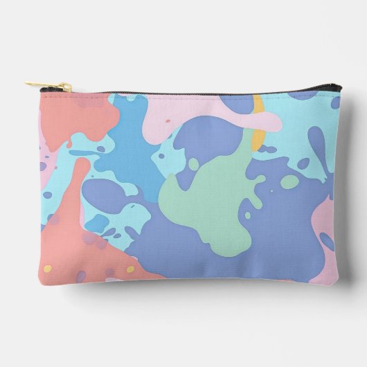 Ein chaotisches Farbmuster Zubehörtasche (Vorderseite)