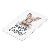 Ein charmanter bemalter Osterhase Magnet (Linke Seite)