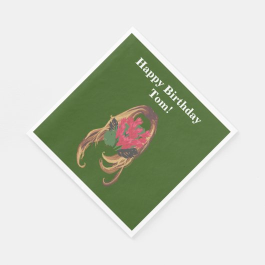 Ein charmanter Geist Serviette (Ecke)