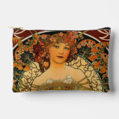 Ein charmanter Jugendstil-Alphonse Mucha Zubehörtasche (Vorderseite)