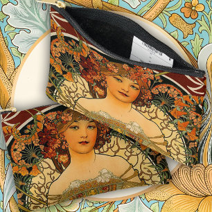Ein charmanter Jugendstil-Alphonse Mucha Zubehörtasche