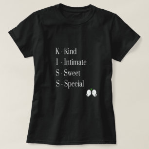 Ein charmanter romantischer T - Shirt für Paare un