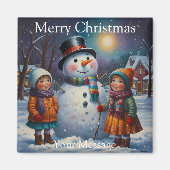 Ein charmanter Weihnachtskonzert Kühlschrankmagnet (Vorne)