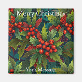 Ein charmanter Weihnachtskonzert Kühlschrankmagnet (Vorne)