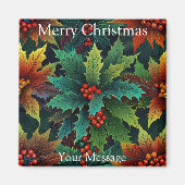 Ein charmanter Weihnachtskonzert Kühlschrankmagnet (Vorne)