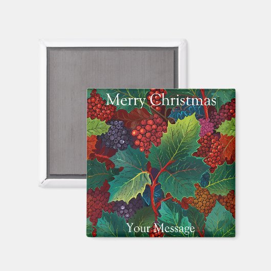 Ein charmanter Weihnachtskonzert Kühlschrankmagnet (Vorderseite/Rückseite)