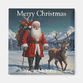 Ein charmanter Weihnachtskonzert Kühlschrankmagnet (Vorne)