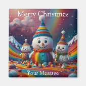 Ein charmanter Weihnachtskonzert Kühlschrankmagnet (Vorne)