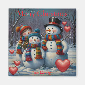 Ein charmanter Weihnachtskonzert Kühlschrankmagnet (Vorne)