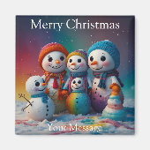 Ein charmanter Weihnachtskonzert Kühlschrankmagnet (Vorne)