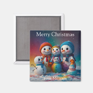 Ein charmantes Weihnachts-Kühlschrankmagnet Magnet