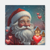 Ein charmantes Weihnachtsthema Magnet (Vorne)