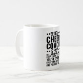 Ein Cheer Coach zu sein ist einfach, es ist wie ei Kaffeetasse (Vorderseite Links)