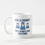 Ein Chemist gefragt Kaffeetasse (Links)