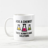 Ein Chemist gefragt Kaffeetasse (Links)