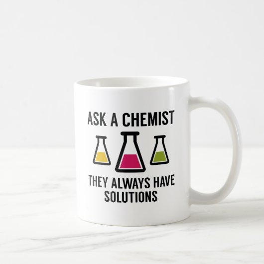 Ein Chemist gefragt Kaffeetasse (Rechts)