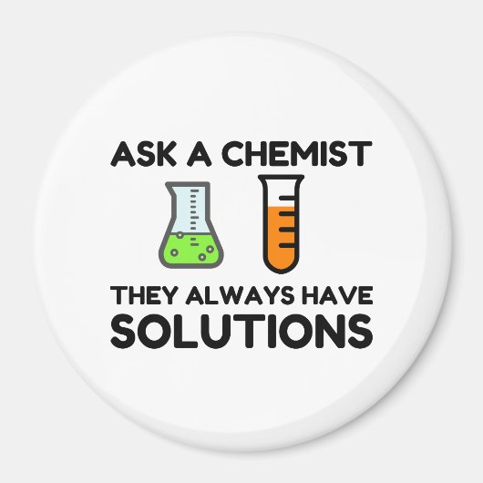 Ein Chemist gefragt Magnet (Vorne)