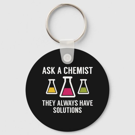 Ein Chemist gefragt Schlüsselanhänger (Vorderseite)
