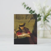 Ein Chemist in seinem Labor Postkarte (Stehend Vorderseite)