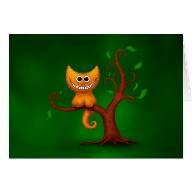Ein Cheshire-Kätzchen (Vorderseite (Horizontal))