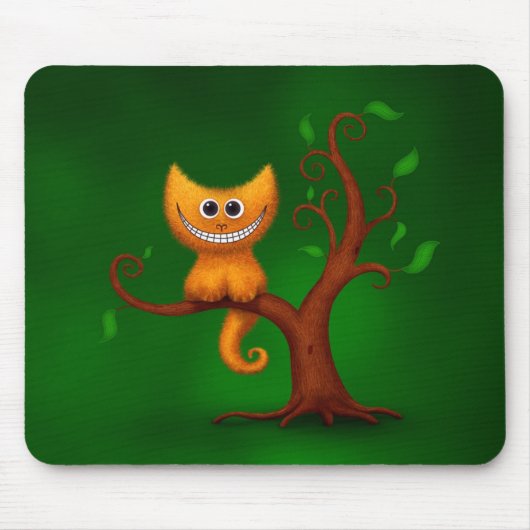 Ein Cheshire-Kätzchen Mousepad (Vorne)