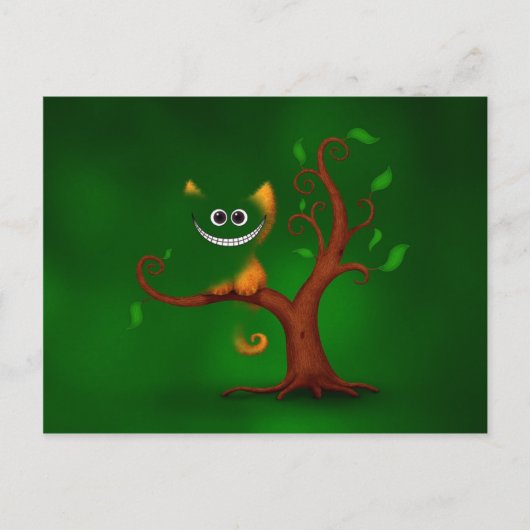 Ein Cheshire Kitten (verschwindet) Postkarte (Vorderseite)
