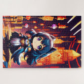 Ein Chibi-Heroin im Universum des Pixels Puzzle (Horizontal)