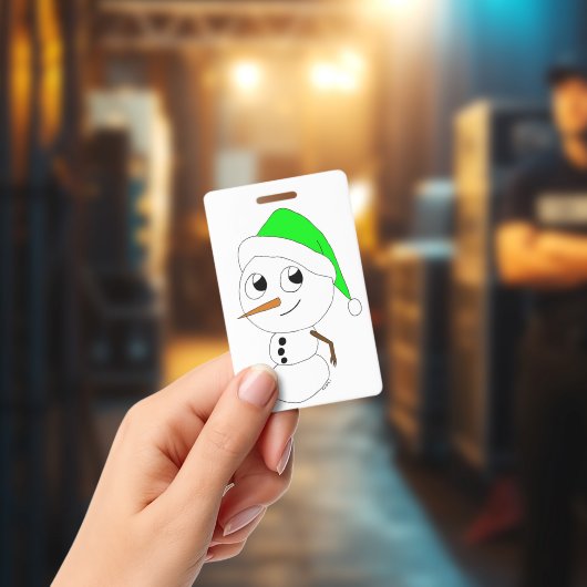 ein Chibi-Schneemann Ausweis (Konzert)